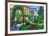 Garden Image-Auguste Macke-Framed Art Print