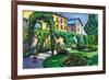 Garden Image-Auguste Macke-Framed Art Print