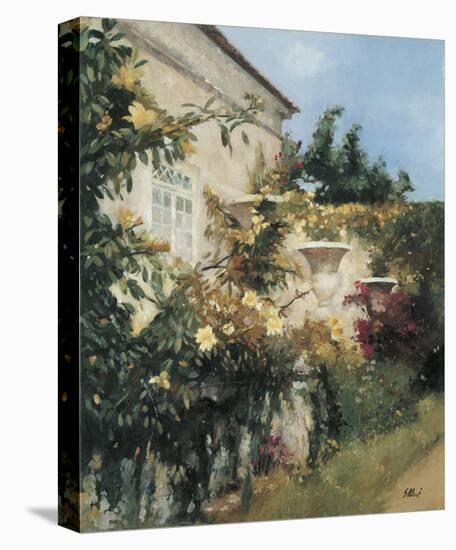 Garden in all its Splendor-Francisco Sillué-Stretched Canvas