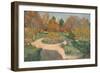 Garden in Autumn-Sergei Arsenyevich Vinogradov-Framed Giclee Print