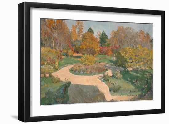 Garden in Autumn-Sergei Arsenyevich Vinogradov-Framed Giclee Print