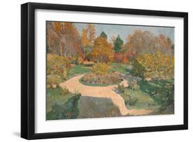 Garden in Autumn-Sergei Arsenyevich Vinogradov-Framed Giclee Print