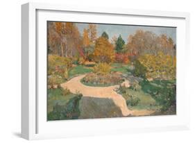 Garden in Autumn-Sergei Arsenyevich Vinogradov-Framed Giclee Print