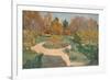 Garden in Autumn-Sergei Arsenyevich Vinogradov-Framed Giclee Print