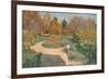 Garden in Autumn-Sergei Arsenyevich Vinogradov-Framed Giclee Print