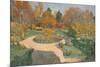 Garden in Autumn-Sergei Arsenyevich Vinogradov-Mounted Giclee Print