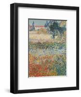 Garden in Bloom Arles, c.1888-Vincent van Gogh-Framed Premium Giclee Print