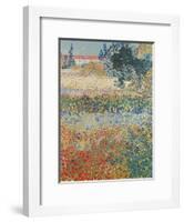 Garden in Bloom Arles, c.1888-Vincent van Gogh-Framed Giclee Print