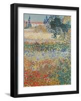 Garden in Bloom Arles, c.1888-Vincent van Gogh-Framed Giclee Print