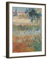 Garden in Bloom Arles, c.1888-Vincent van Gogh-Framed Giclee Print