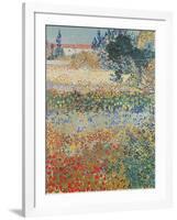 Garden in Bloom Arles, c.1888-Vincent van Gogh-Framed Giclee Print