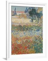 Garden in Bloom Arles, c.1888-Vincent van Gogh-Framed Giclee Print