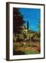 Garden in Bloom at Saint-Adresse-Claude Monet-Framed Art Print