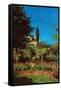 Garden in Bloom at Saint-Adresse-Claude Monet-Framed Stretched Canvas