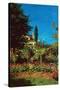 Garden in Bloom at Saint-Adresse-Claude Monet-Stretched Canvas