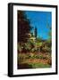 Garden in Bloom at Saint-Adresse-Claude Monet-Framed Art Print