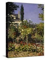Garden in Bloom, c.1866-Claude Monet-Stretched Canvas