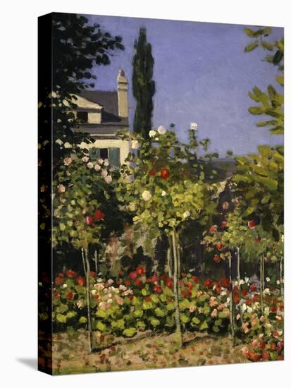 Garden in Bloom, c.1866-Claude Monet-Stretched Canvas