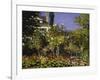 Garden in Bloom, c.1866-Claude Monet-Framed Giclee Print