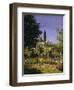 Garden in Bloom, c.1866-Claude Monet-Framed Premium Giclee Print