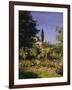 Garden in Bloom, c.1866-Claude Monet-Framed Giclee Print