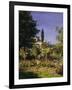 Garden in Bloom, c.1866-Claude Monet-Framed Giclee Print