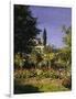 Garden in Bloom, c.1866-Claude Monet-Framed Giclee Print