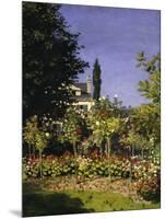 Garden in Bloom, c.1866-Claude Monet-Mounted Giclee Print