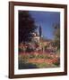 Garden in Bloom-Claude Monet-Framed Art Print