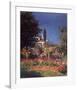 Garden in Bloom-Claude Monet-Framed Art Print
