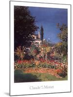 Garden in Bloom-Claude Monet-Mounted Art Print