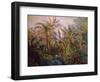 Garden in Bordighera, Impression of Morning, 1884-Claude Monet-Framed Giclee Print