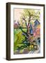 Garden In Dusk Light, 2006-Marta Martonfi-Benke-Framed Giclee Print