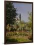 Garden in Flower-Claude Monet-Framed Giclee Print