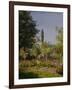 Garden in Flower-Claude Monet-Framed Giclee Print