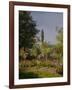 Garden in Flower-Claude Monet-Framed Giclee Print