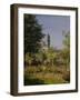 Garden in Flower-Claude Monet-Framed Giclee Print