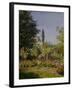 Garden in Flower-Claude Monet-Framed Giclee Print