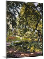 Garden in Godrammstein with a Twisted Tree and Pond; Garten in Godrammstein Mit Verwachsenem Baum…-Max Slevogt-Mounted Giclee Print