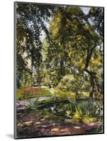 Garden in Godrammstein with a Twisted Tree and Pond-Max Slevogt-Mounted Giclee Print