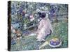 Garden in June, 1911-Frederick Carl Frieseke-Stretched Canvas