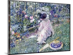 Garden in June, 1911-Frederick Carl Frieseke-Mounted Giclee Print