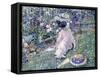 Garden in June, 1911-Frederick Carl Frieseke-Framed Stretched Canvas