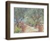 Garden in Porto Ercole, Italy, 1996-Karen Armitage-Framed Giclee Print