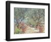 Garden in Porto Ercole, Italy, 1996-Karen Armitage-Framed Giclee Print