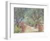 Garden in Porto Ercole, Italy, 1996-Karen Armitage-Framed Giclee Print