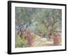 Garden in Porto Ercole, Italy, 1996-Karen Armitage-Framed Giclee Print