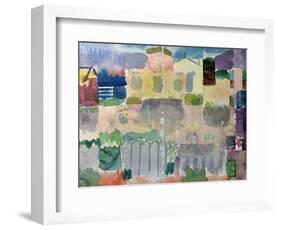 Garden in Saint-Germain, the European Quarter of Tunis, 1914-Paul Klee-Framed Giclee Print