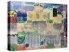 Garden in Saint-Germain, the European Quarter of Tunis, 1914-Paul Klee-Stretched Canvas