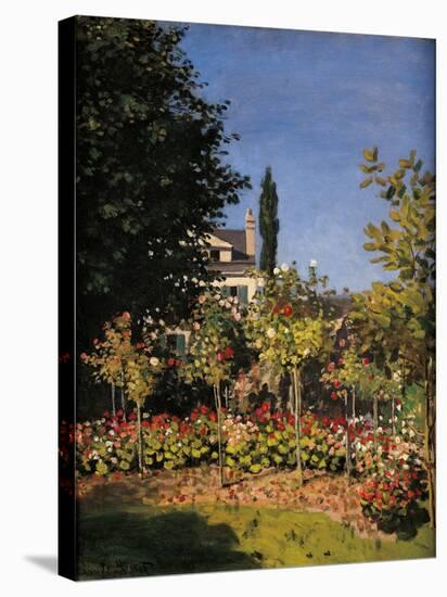 Garden in Sainte-Adresse-Claude Monet-Stretched Canvas